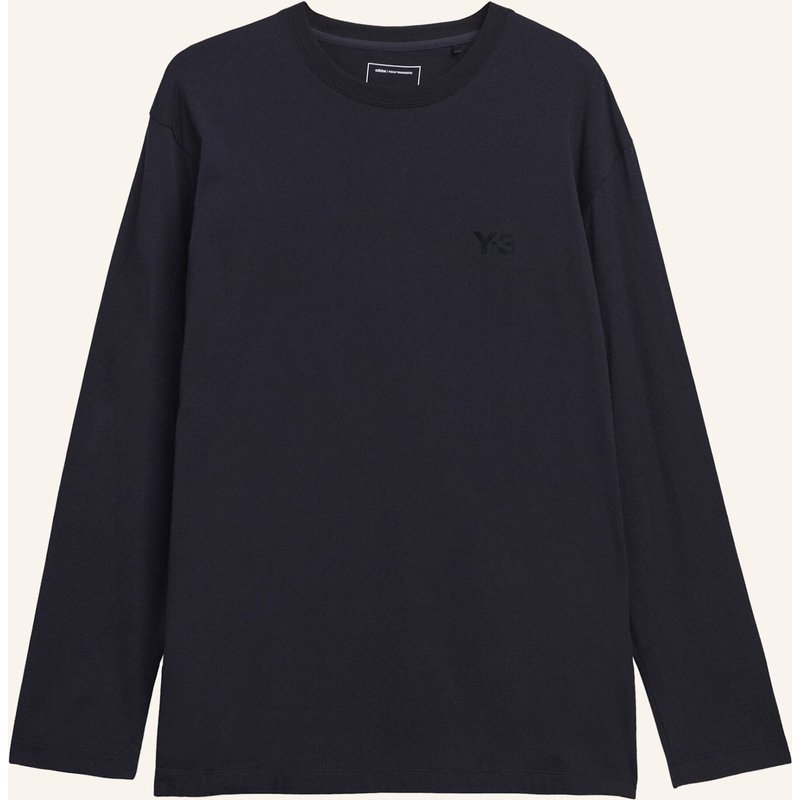 Y-3 Y-3 Logo Langarmshirt schwarz