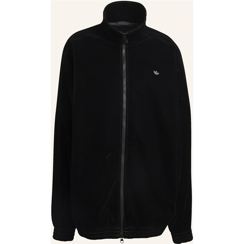 Adidas Originals Brushed Twill Oversized Firebird Track Top schwarz