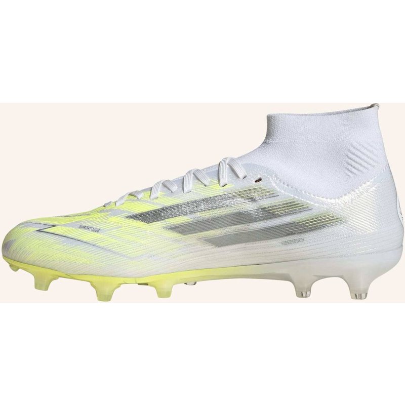 Adidas f50 Sparkfusion Pro Mid Cut Firm Ground / Artificial Ground Fussballschuh weiss
