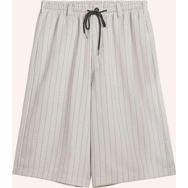 Y-3 Y-3 Sport Uniform Shorts Mit Nadelstreifen weiss