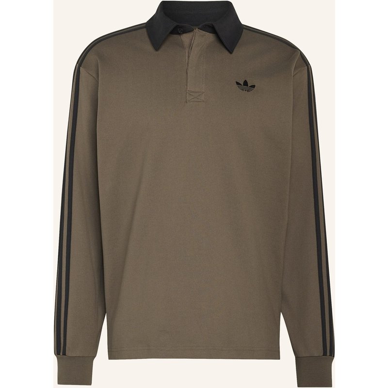 Adidas Originals Rugbyshirt 3-Streifen braun