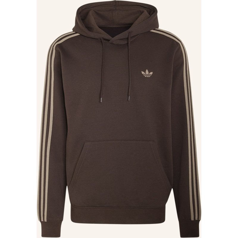 Adidas Originals 3-Streifen-Hoodie braun