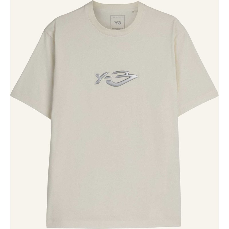 Y-3 Y-3 Liquid Logo T-Shirt weiss