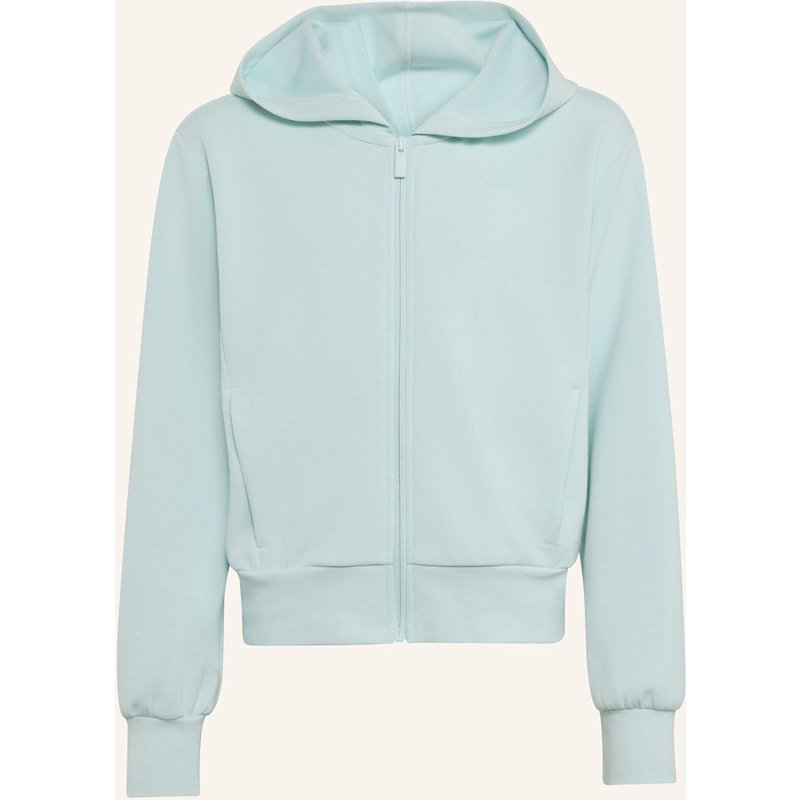 Adidas Adidas Kapuzenjacke, Durchgehender Reissverschluss blau