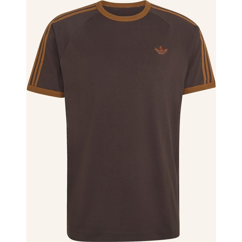 Adidas Originals T-Shirt, 3-Streifen braun