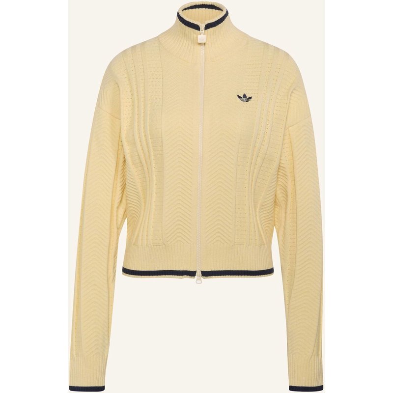 Adidas Originals Firebird Originals Jacke, Zopfmuster gelb