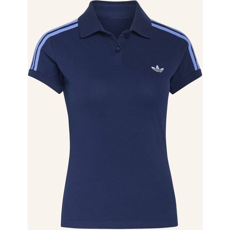 Adidas Originals 3-Streifen Poloshirt blau