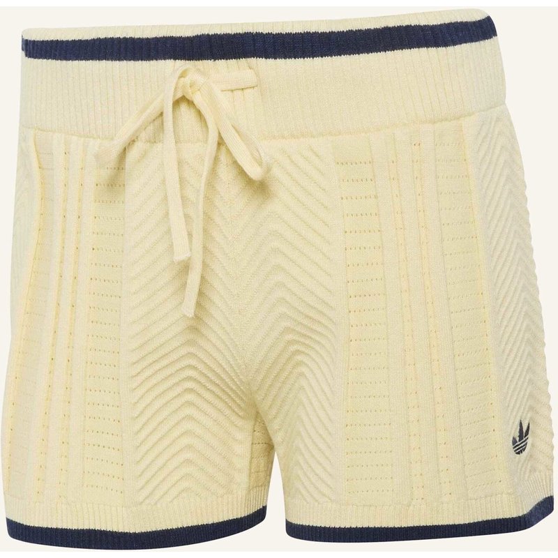 Adidas Originals Cable Knit Shorts gelb