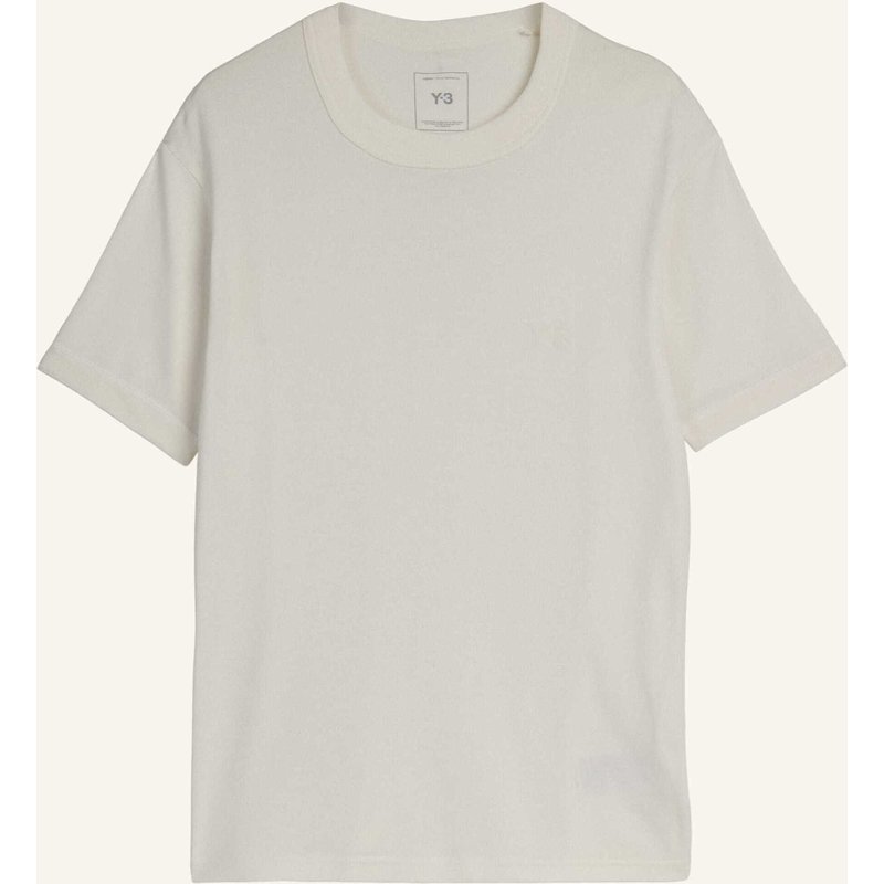 Y-3 Y-3 T-Shirt, Schmale Passform weiss