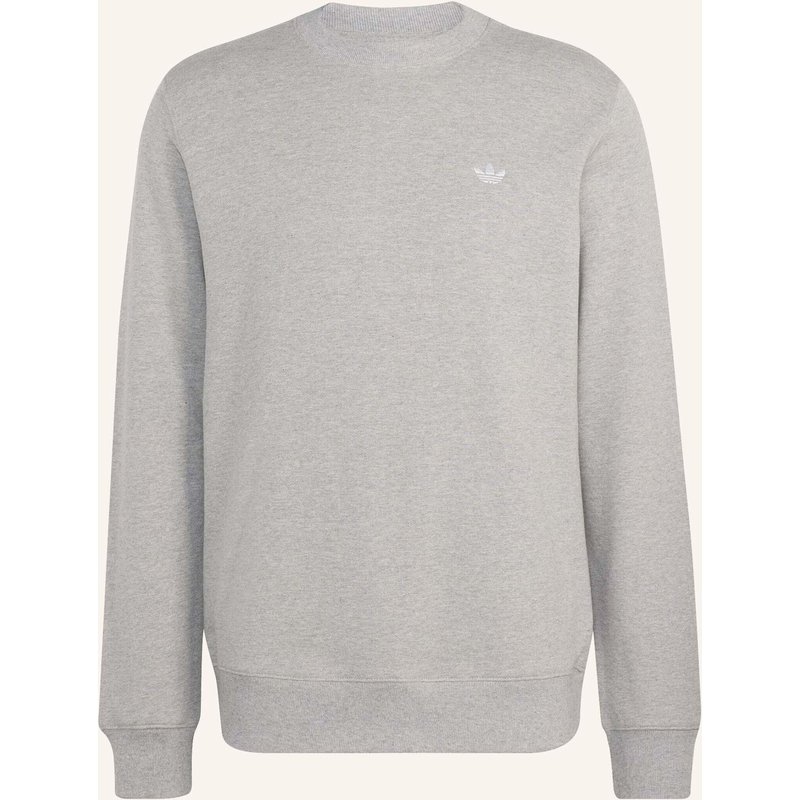 Adidas Originals Trefoil Essentials Crew French Terry Sweatshirt grau