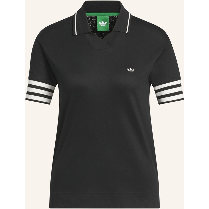 Adidas Originals 3-Streifen Poloshirt schwarz