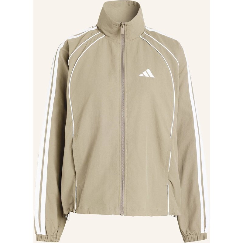 Adidas Iconic Trainingsjacke, Gewebt, 3-Streifen beige
