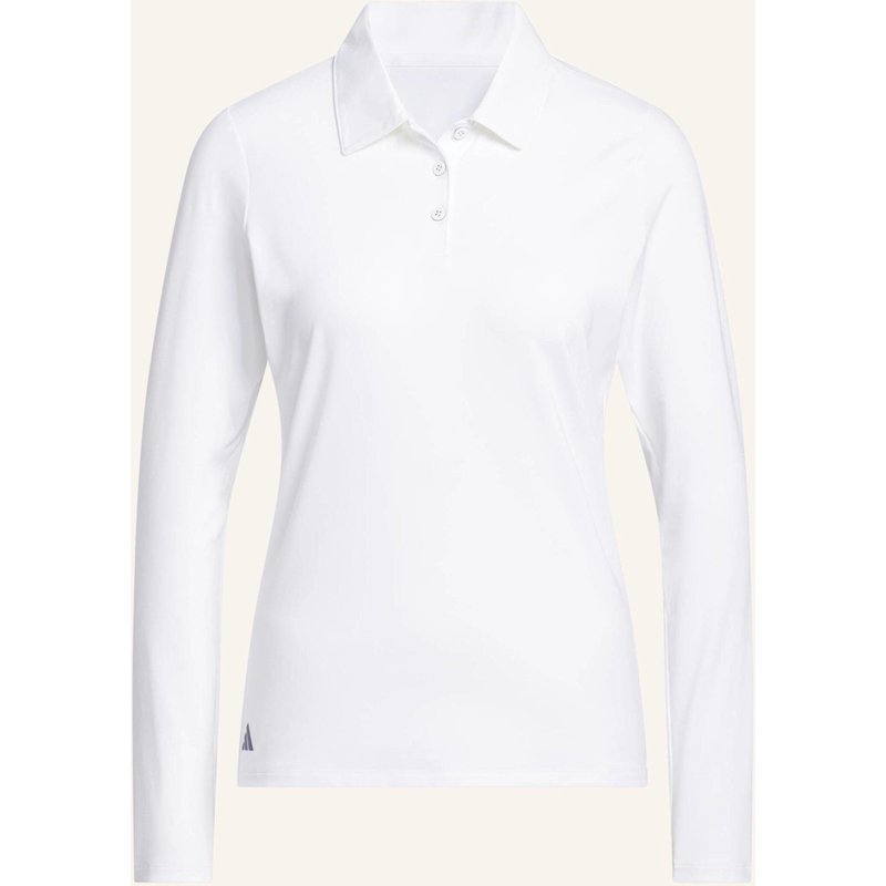 Adidas Performance Poloshirt, Langärmelig weiss
