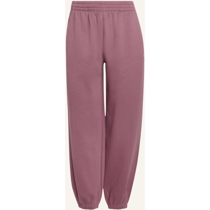 Adidas Originals Essentials Fleece-Jogginghose, Lockere Passform rot
