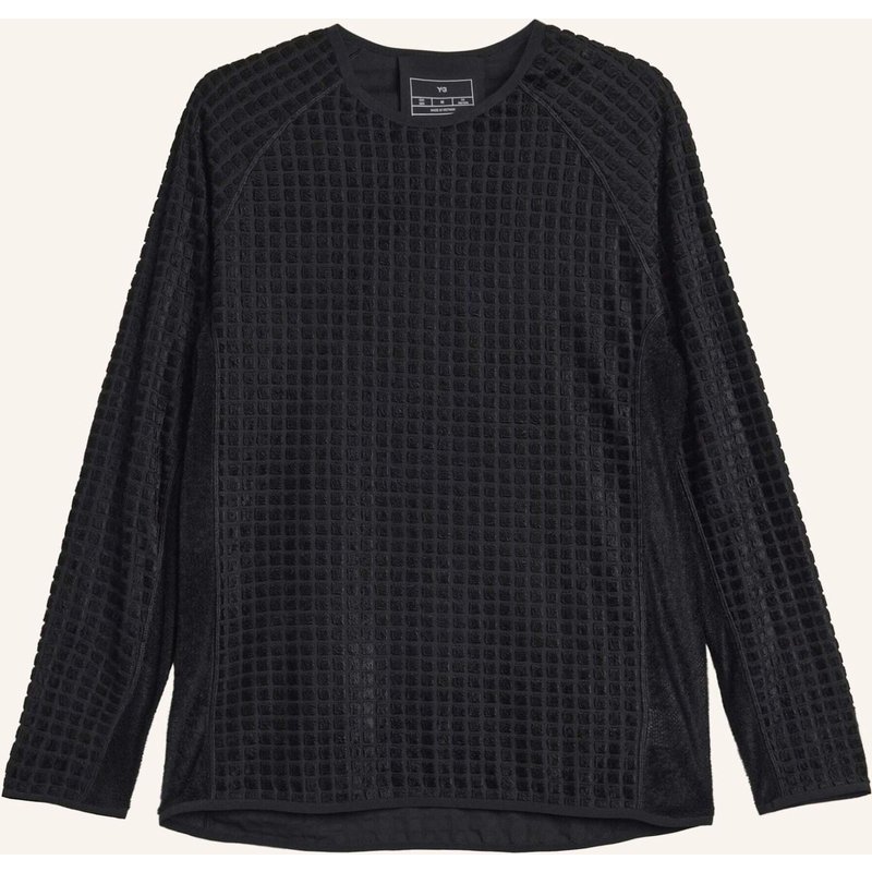 Y-3 Y-3 Running T-Shirt, Langärmelig, Wendedesign schwarz