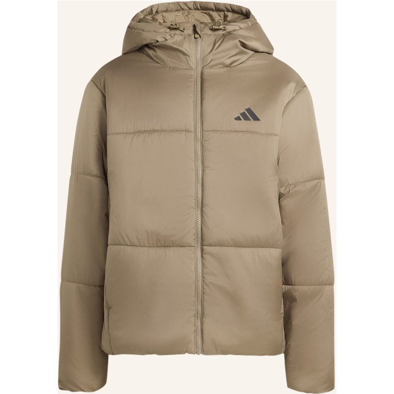 Adidas Essentials Highloft Puffer Jacke, Isoliert beige