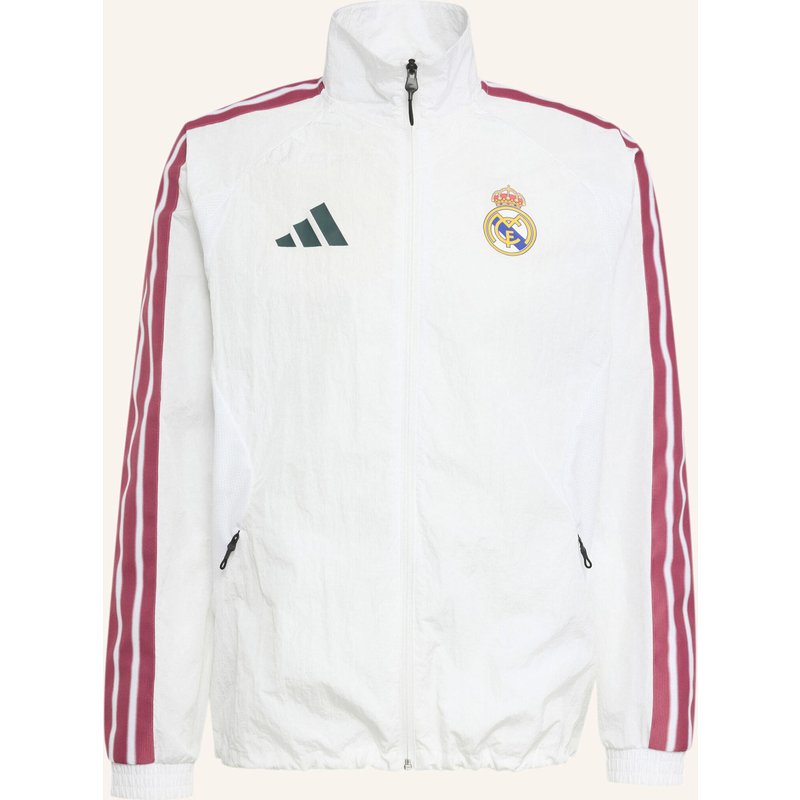 Adidas Real Madrid Anthem Heimjacke weiss