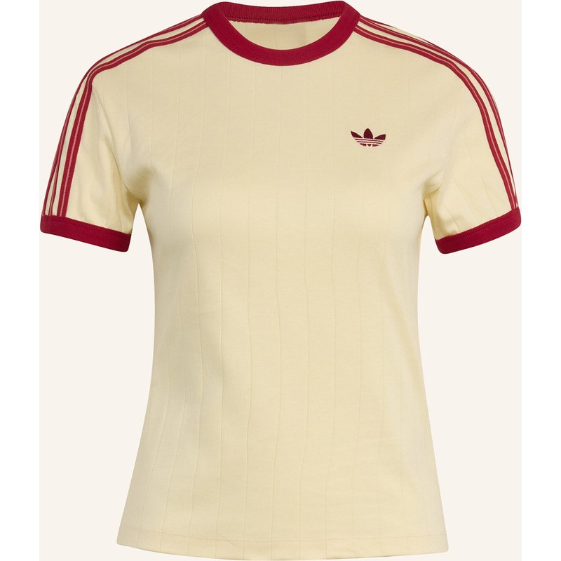 Adidas Originals T-Shirt, Schmal Geschnitten, Nadelstreifen gelb