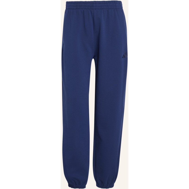 Adidas Adidas Kit Hose, Locker Geschnitten, Bündchen, Kleines Logo blau