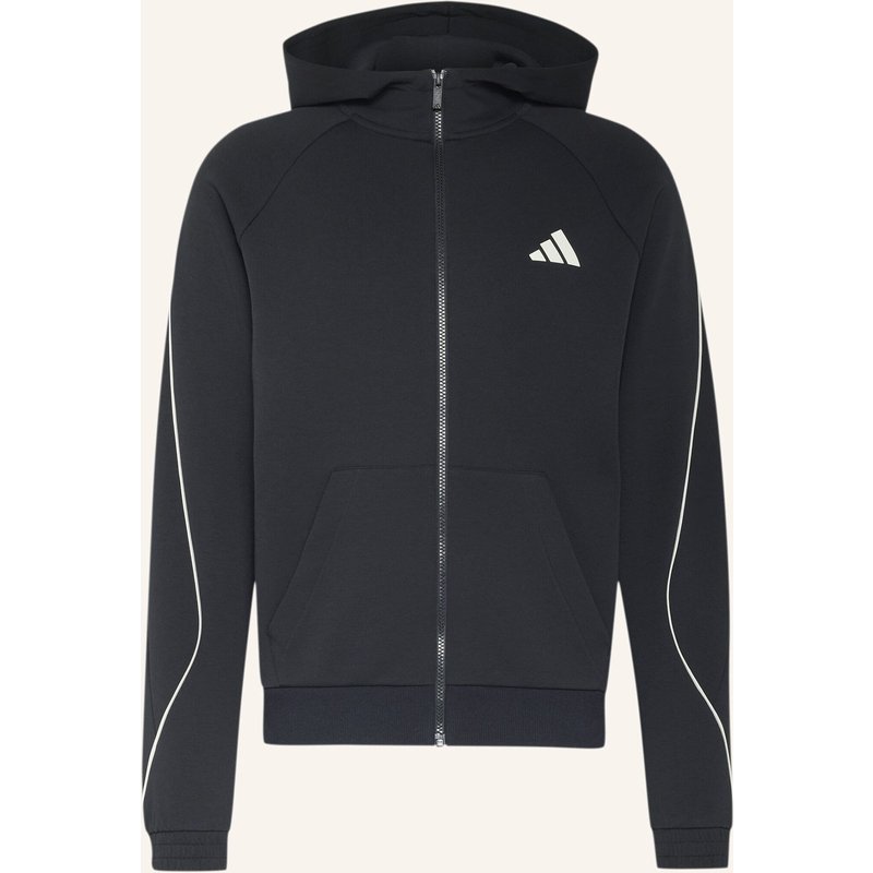 Adidas Stadium Small Logo Full-Zip Hoodie schwarz