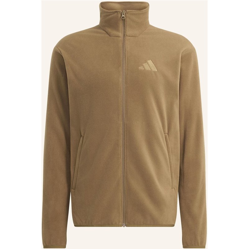 Adidas Terrex Terrex Multi Essentials Fleecejacke, Durchgehender Reissverschluss braun