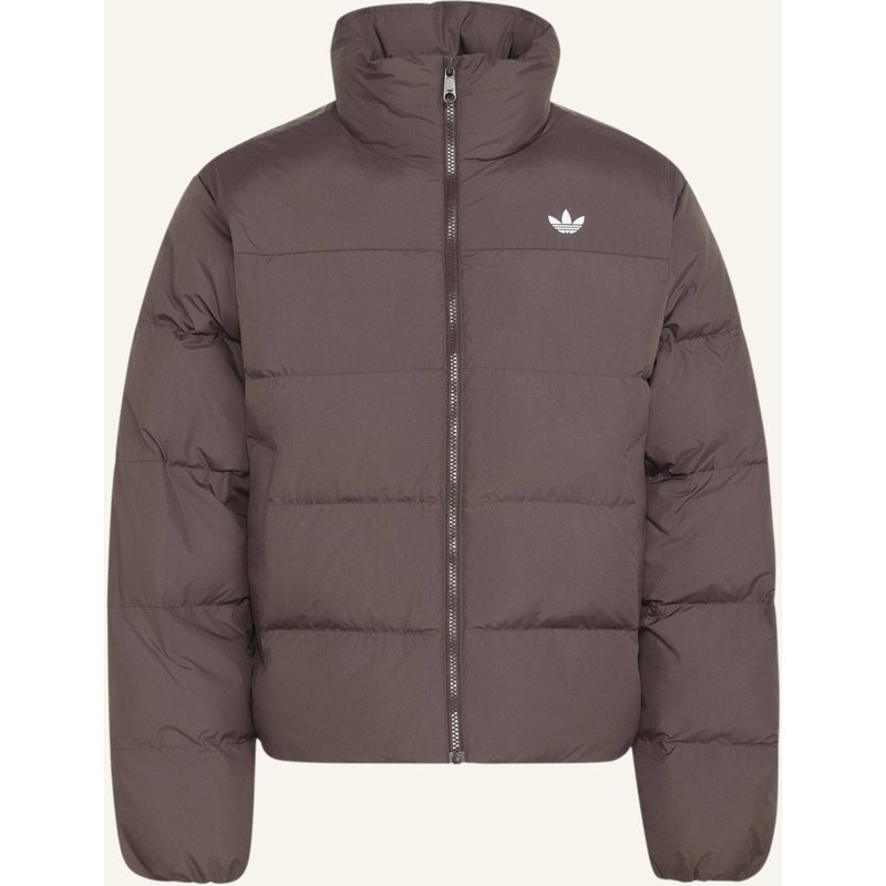 Adidas Originals Regenjacke, Stehkragen braun