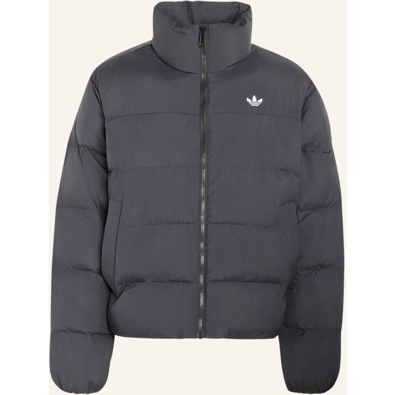 Adidas Originals Regenjacke, Stehkragen schwarz