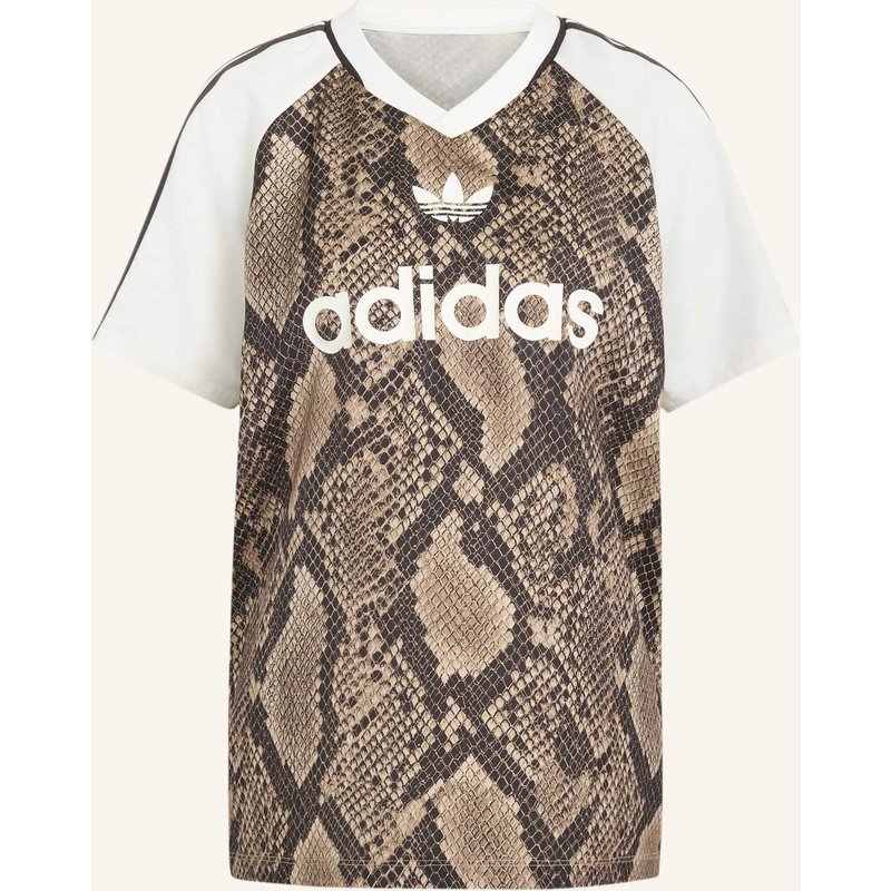 Adidas Originals Satin Jersey, Schlangenprint beige