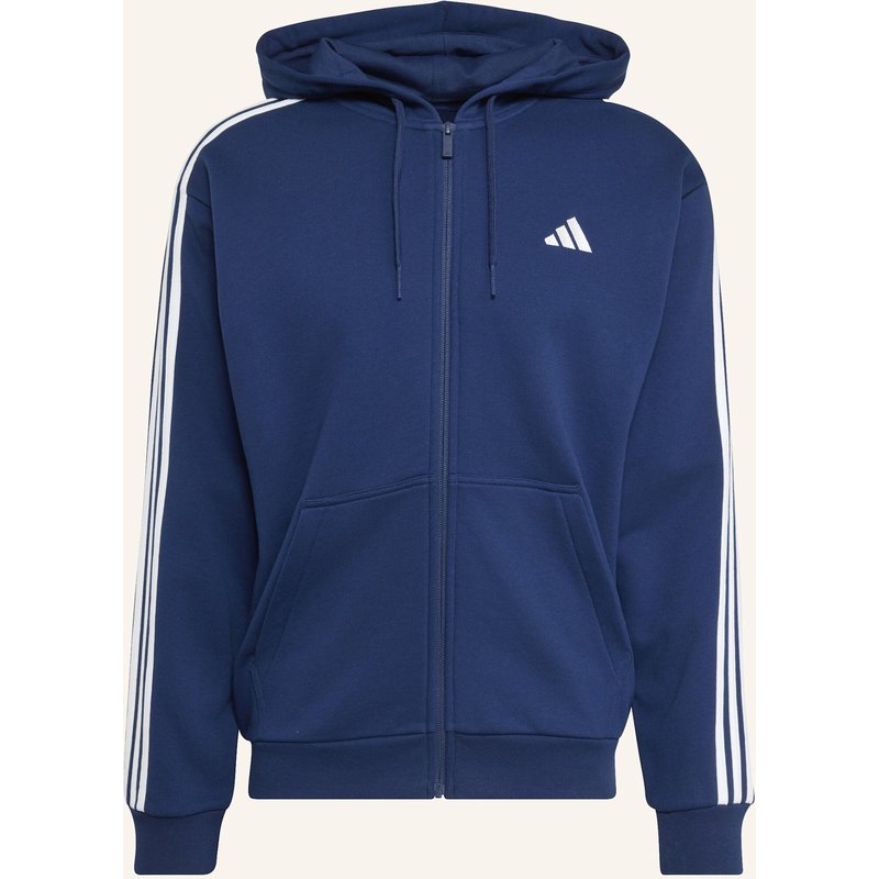 Adidas Sweatjacke Essentials 3-Streifen blau