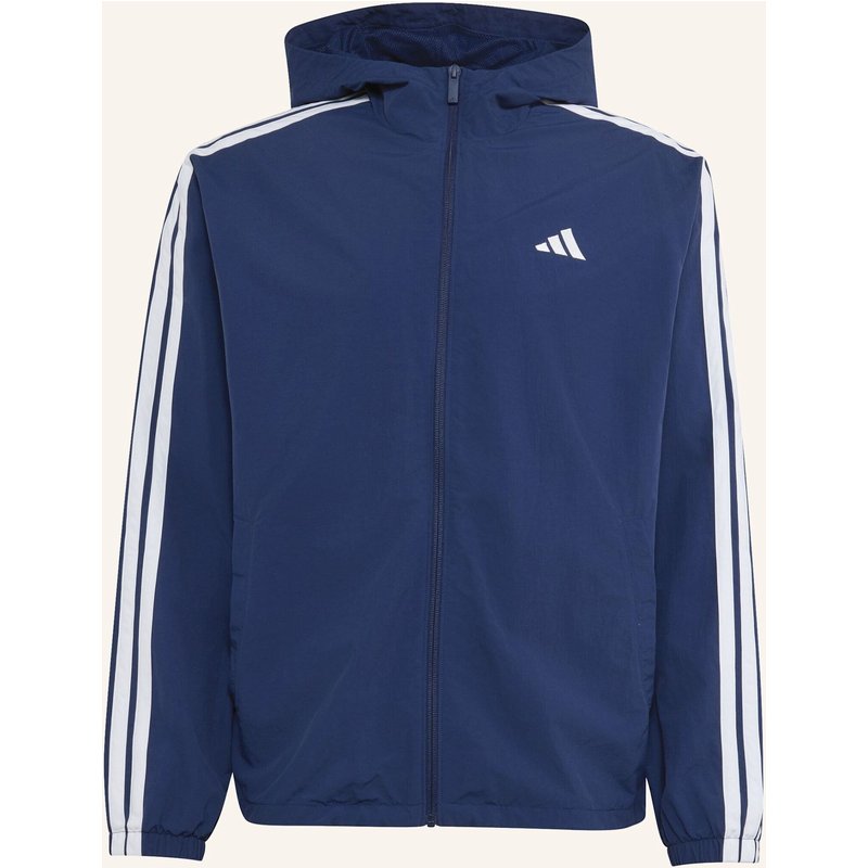 Adidas Essentials 3-Streifen Woven Windbreaker blau