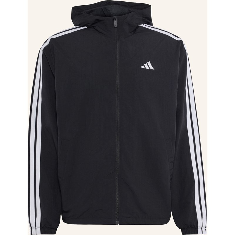 Adidas Essentials 3-Streifen Woven Windbreaker schwarz