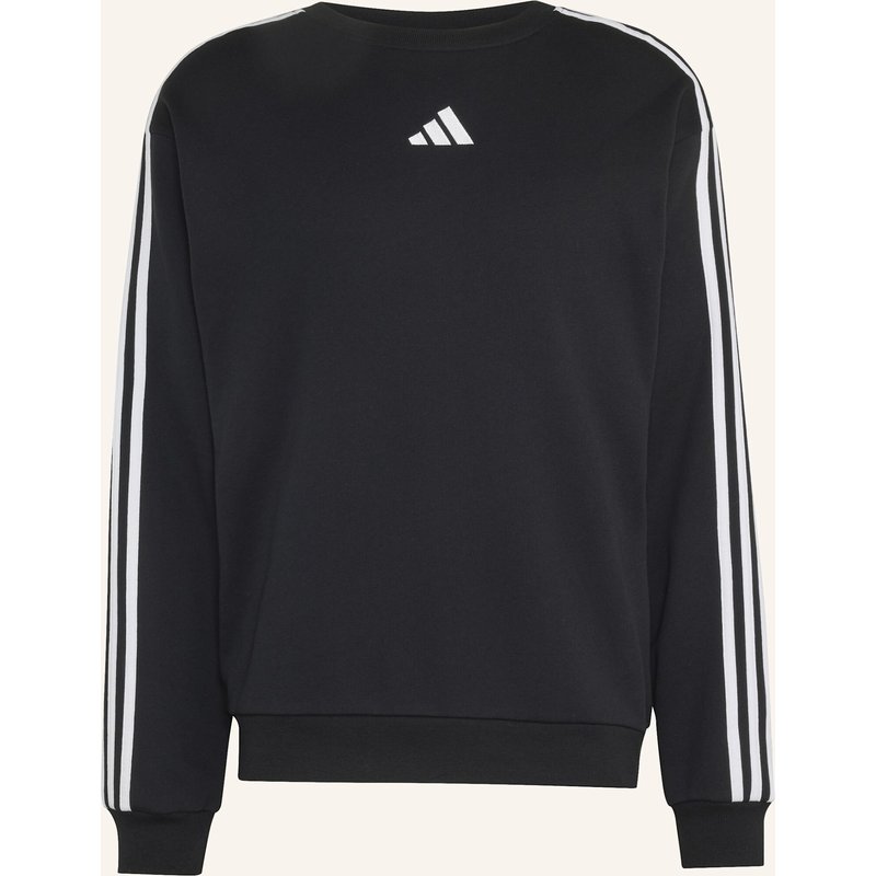 Adidas Essentials 3-Streifen French Terry Sweatshirt schwarz
