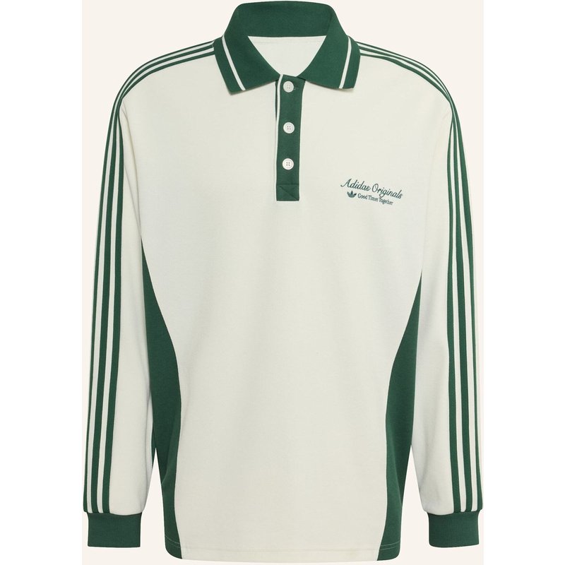 Adidas Originals Poloshirt Ls M weiss