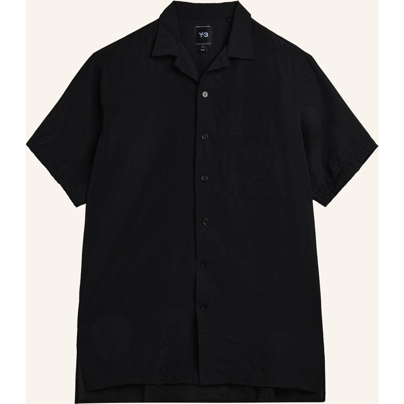 Y-3 Y-3 Short Sleeve Langes Hemd schwarz