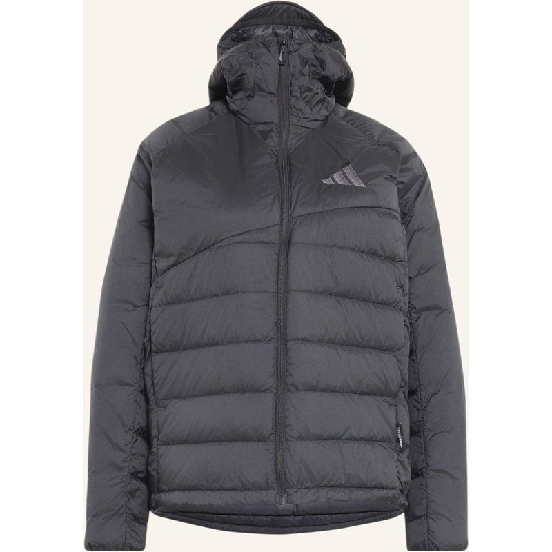 Adidas Terrex Terrex Xperior Daunenjacke, Climawarm+, Kapuze schwarz