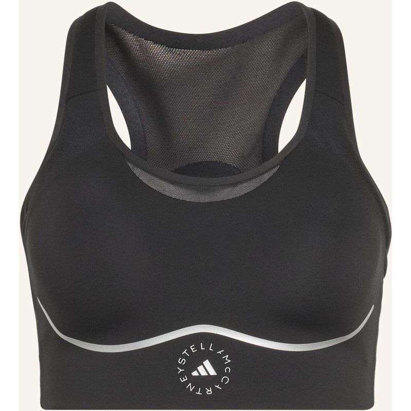 Adidas By Stella Mccartney Adidas By Stella Mccartney Running Sport-Bh, Starker Halt schwarz