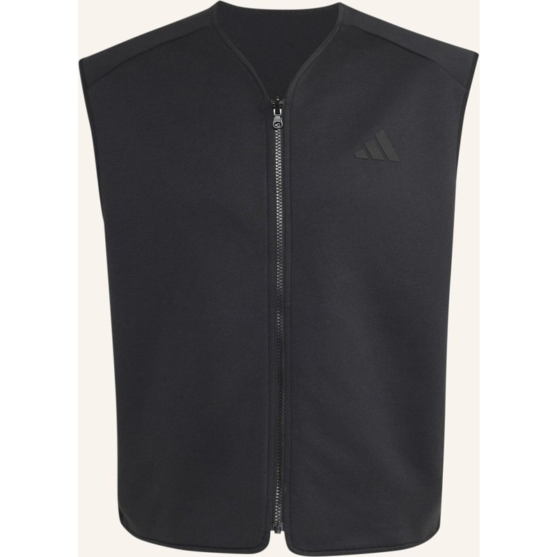 Adidas Soft Lux Weste, Wendedesign schwarz
