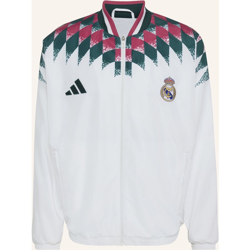 Adidas Real Madrid Stadium Trainingsjacke weiss