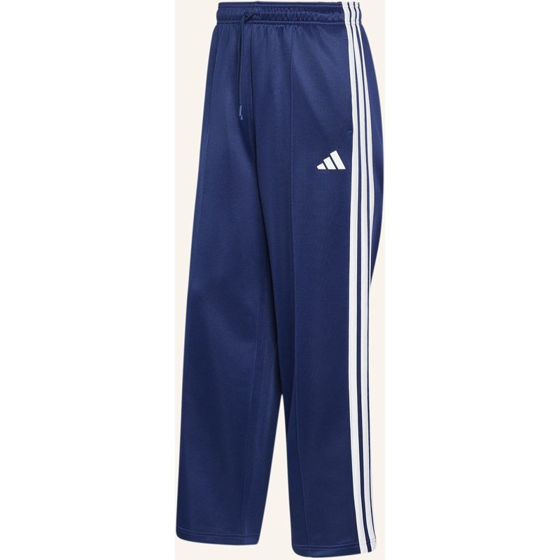 Adidas Stadium Loose Hose, Offener Saum blau