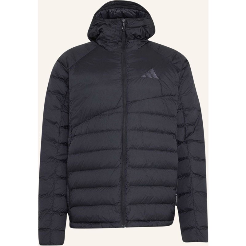 Adidas Terrex Terrex Xperior Daunenjacke, Climawarm+, Kapuze schwarz