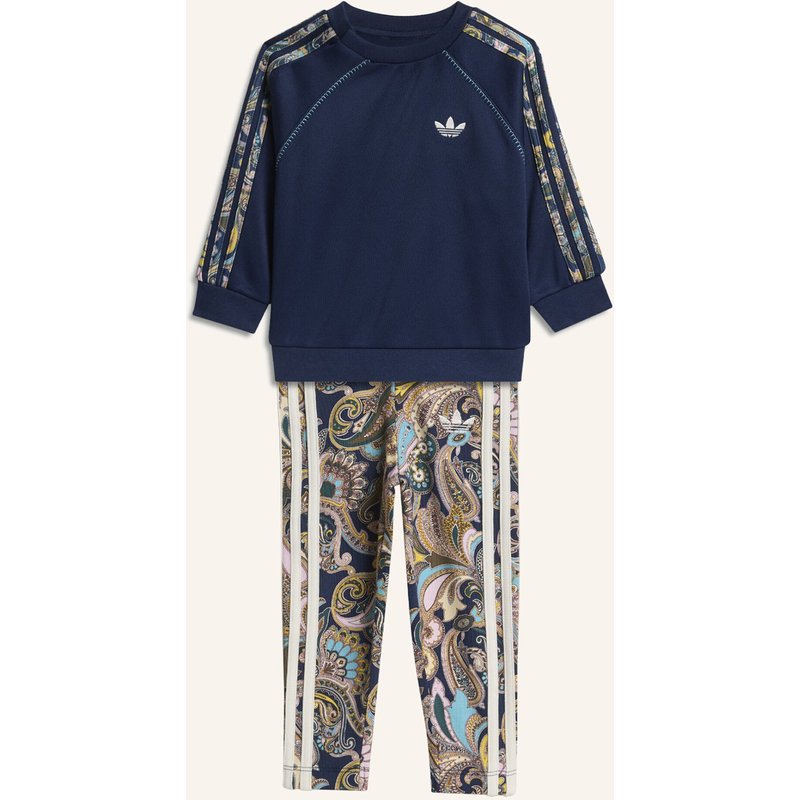 Adidas Originals Adidas X Liberty London Oversized Crew Und Leggings Set blau