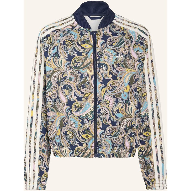 Adidas Originals Sst Paisley Originals Jacke, Locker Und Kürzer Geschnitten blau