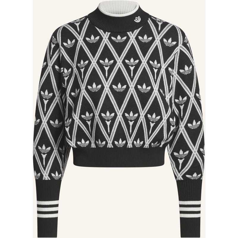 Adidas Originals Originals Trefoil Rollkragenpullover schwarz