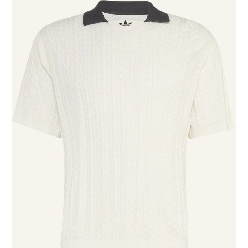 Adidas Originals Fussballtrikot, Zopfmuster weiss