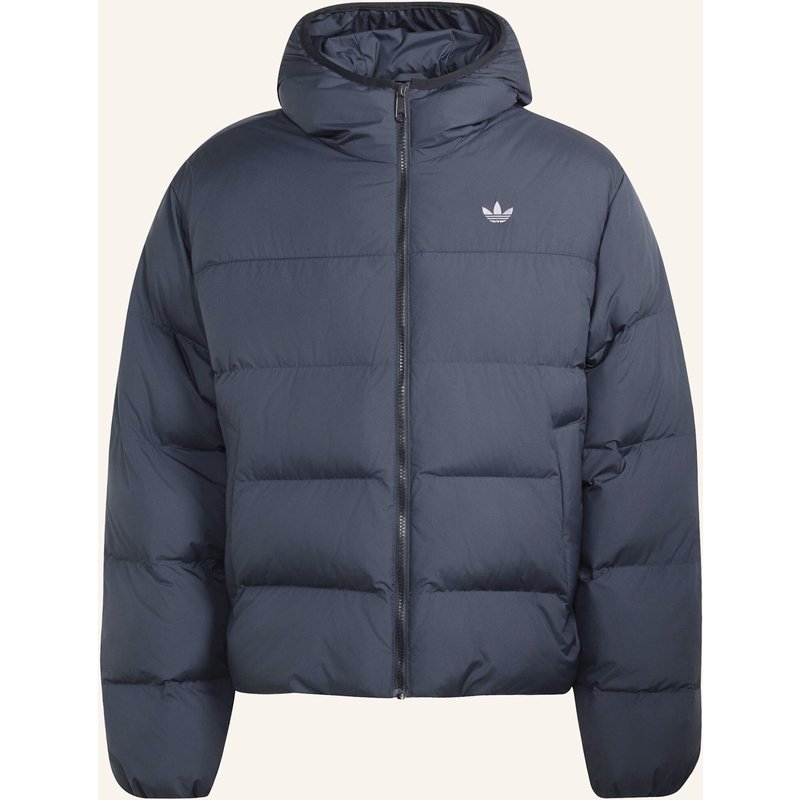 Adidas Originals Regenjacke, Kapuze grau