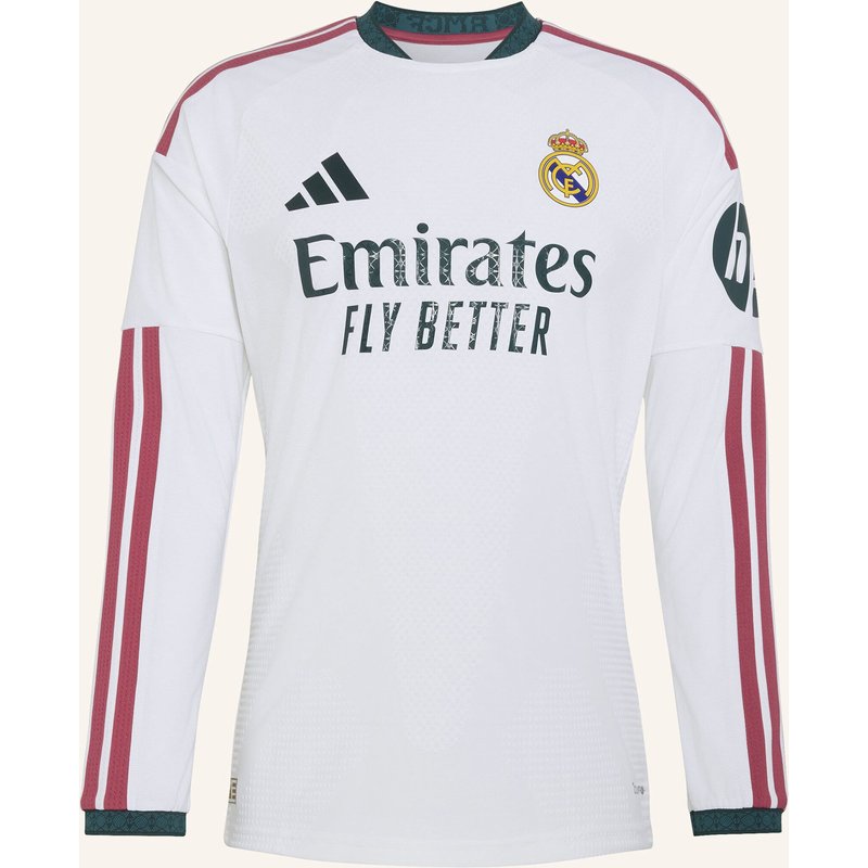 Adidas Real Madrid 26/27 Authentic Heimtrikot, Langärmelig weiss