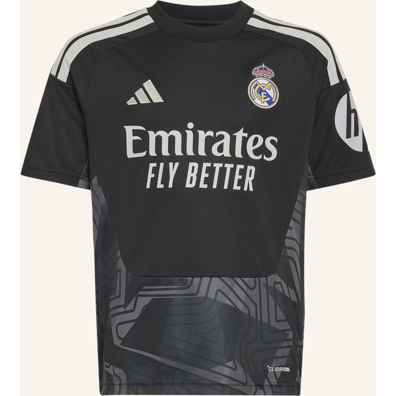 Adidas Real Madrid 26/27 Kids Torwart-Heimtrikot schwarz
