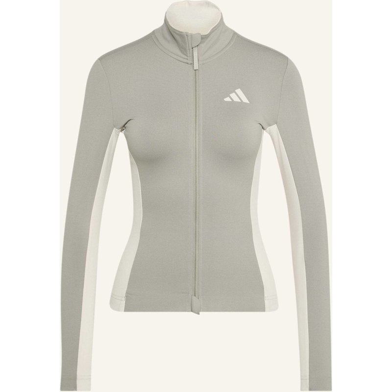 Adidas Tempo 3-Streifen Langärmliges Radtrikot grau
