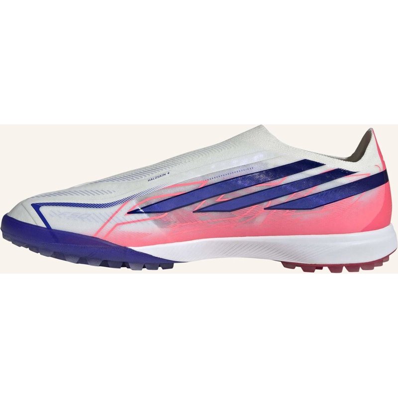 Adidas f50 Hyperfast Pro Fussballschuh, Hybridrasen, Ohne Schnürsenkel weiss