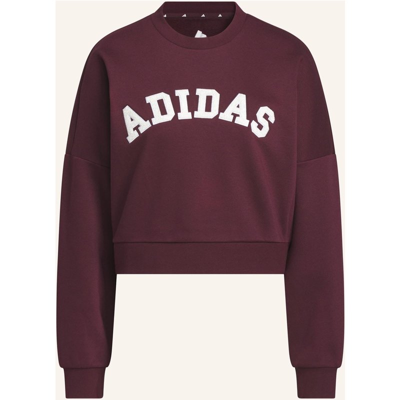 Adidas Chenille Logo Grafik Sweatshirt rot